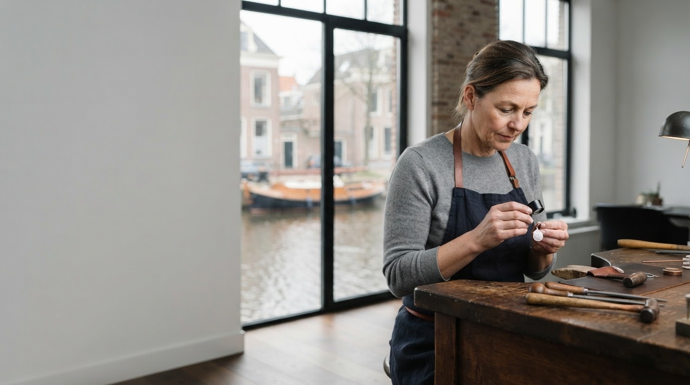 Zilver Rendiek abstracte datavisualisatie die AI-gedreven marktanalyse symboliseert